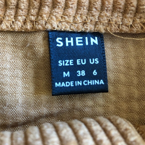 Women's | SHEIN | Buttoned Front Cord Skirt - Picture 4 of 5